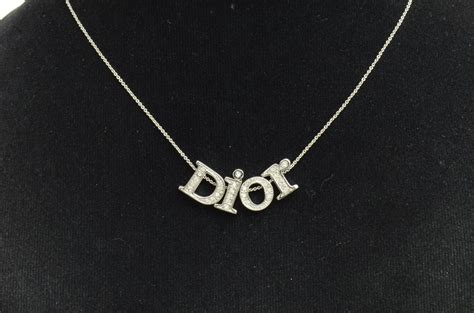 dior icon necklace|genuine christian Dior necklace.